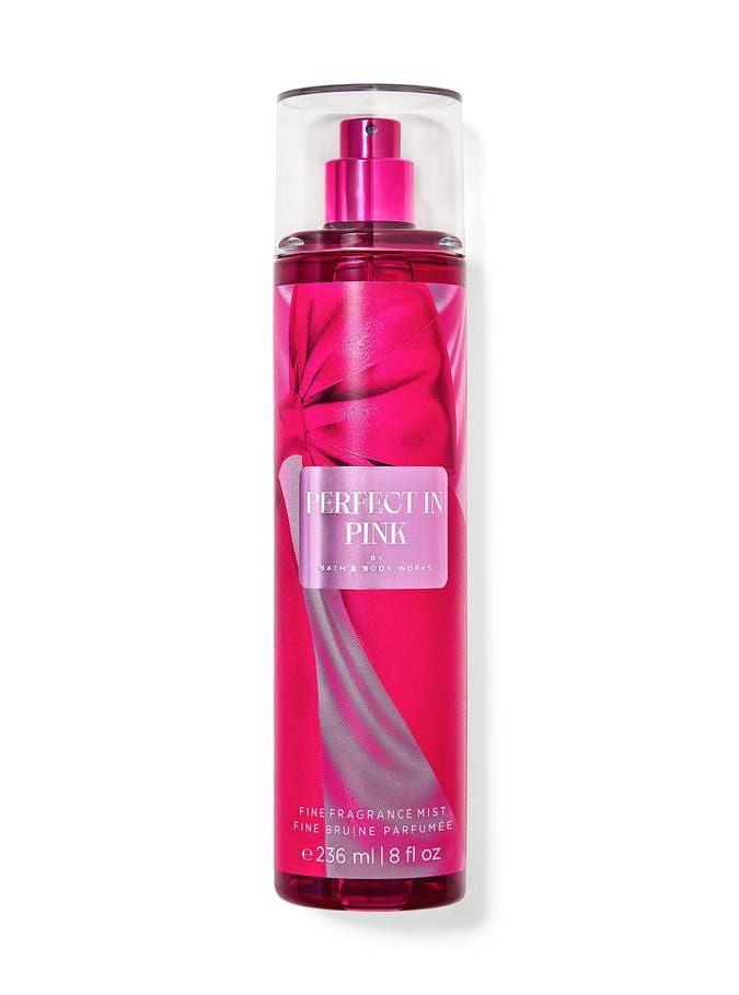Bath and Body Works Perfect In Pink Fine Fragrance Mist 8 Fl Oz سبلاش باث اند بودي وركس بيرفكت إن بينك فاين فراجرانس ميست 8 أونصة سائلة