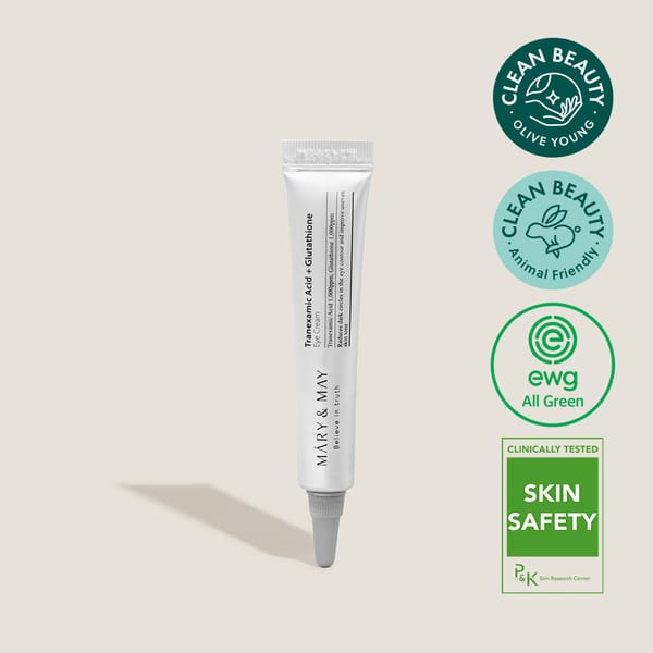 MARY&MAY Tranexamic Acid + Glutathion Eye Cream - 30ml | ماري اند ماي كريم العين بحمض الترانيكساميك + الجلوتاثيون - 30 مل