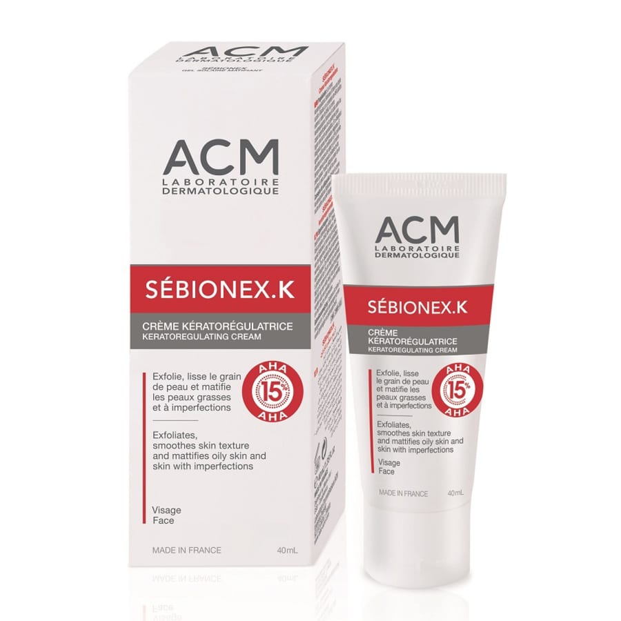 Acm Sebionex.K Keratoregulating Exfoliation Cream 40 Ml كريم تقشير سيبيونكس كيه من إيه سي إم، 40 مل
