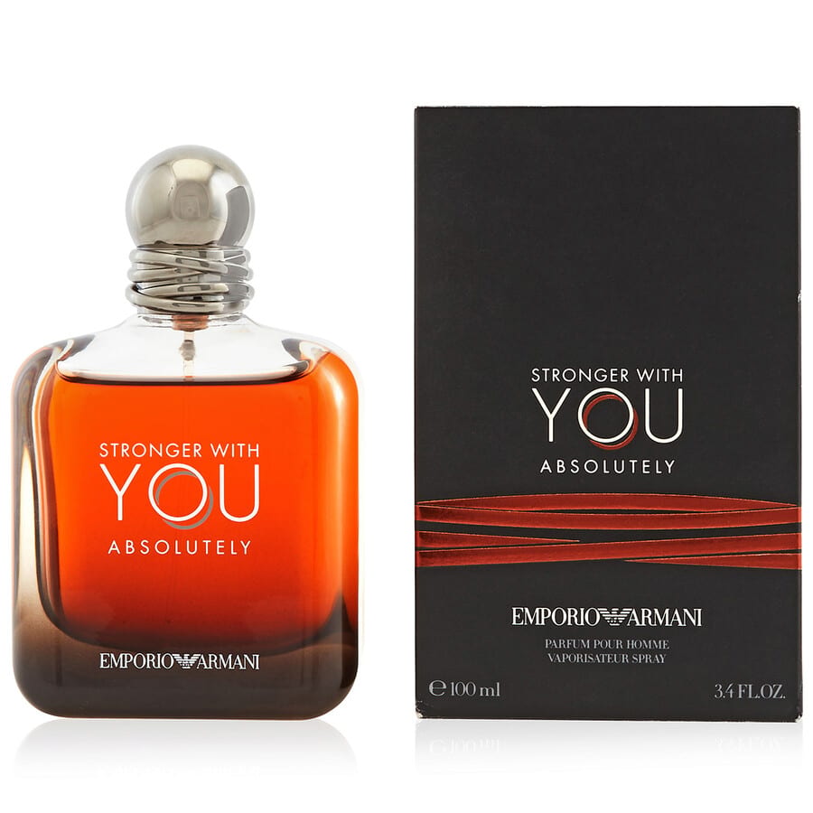 Giorgio Armani - Emporio Armani Stronger With You Absolutely Eau De Parfum جورجيو أرماني - عطر إمبوريو أرماني سترونجر ويذ يو أبسولوتلي أو دو برفوم بخاخ 100 مل/3.4 أونصة