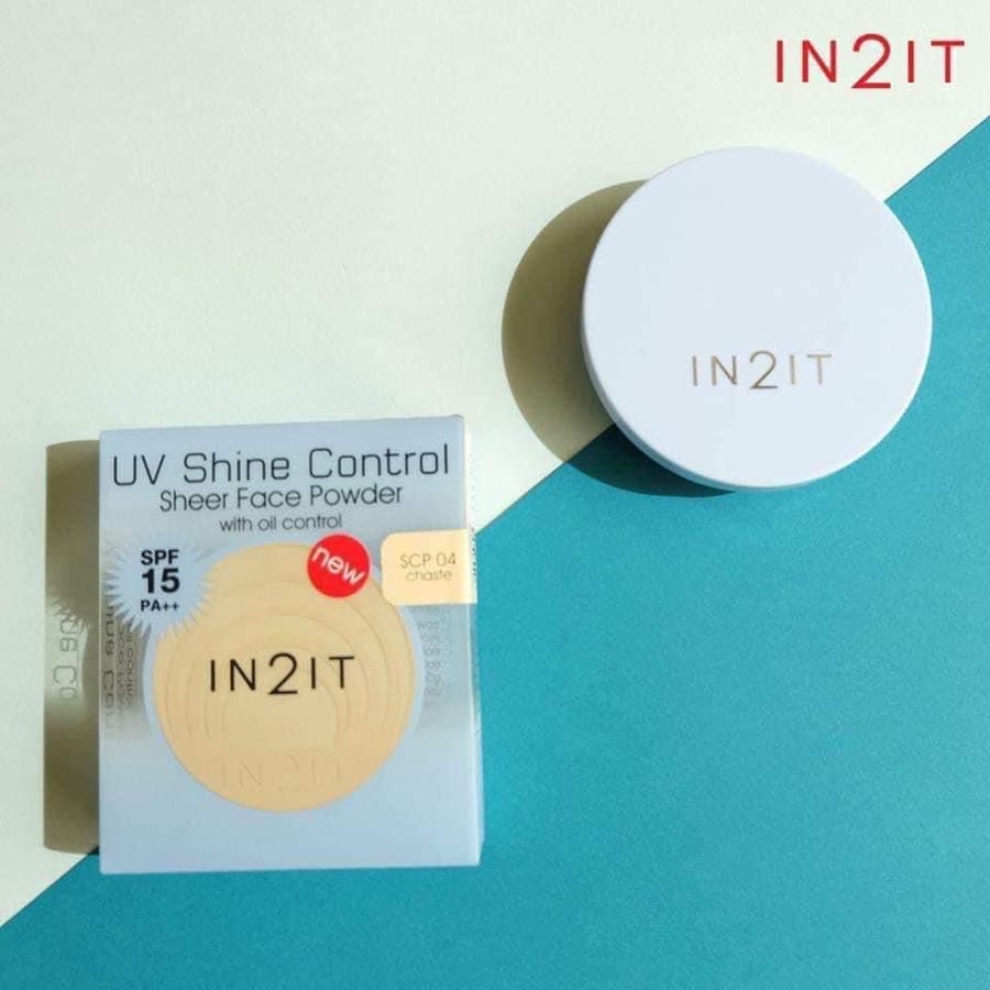 باودر طبي من ان تو ات in2it مع spf15+++ IN2IT UV Shine Control Sheer Face Powder With Oil Control SPF15PA++