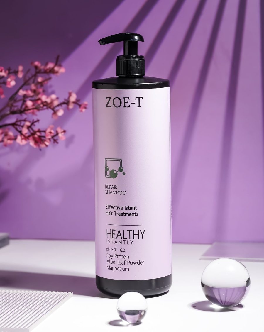 zoe-t hair repair shampoo شامبو للشعر التالف