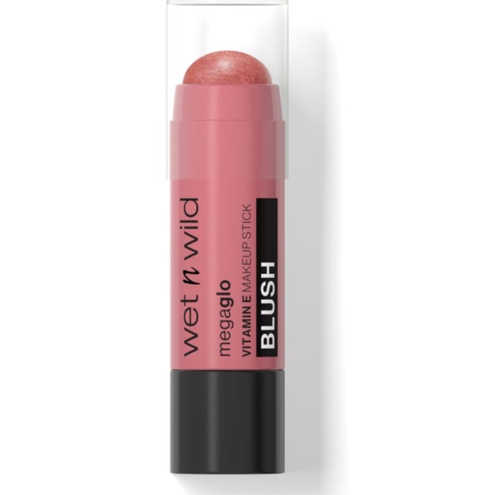 Wet n Wild MegaGlo Vitamin and Make-up Stick Blush Dusty Pink 6 g أحمر خدود ميجا جلو فيتامين ومكياج من ويت أند وايلد، وردي باهت، 6 غرام