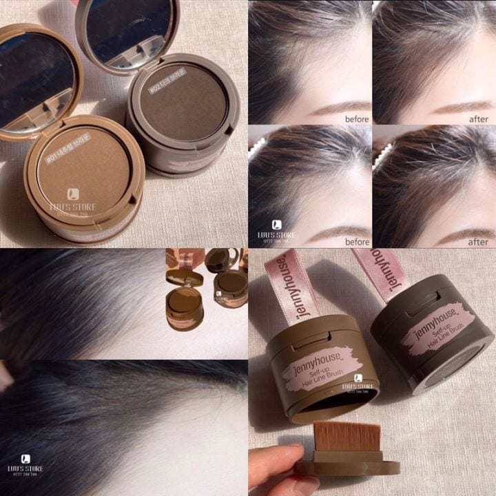 JENNYHOUSE Self-Up Hair Line Brush باودر لملى فراغات الشعر ويستخدم كونتور من جيني هاوس
