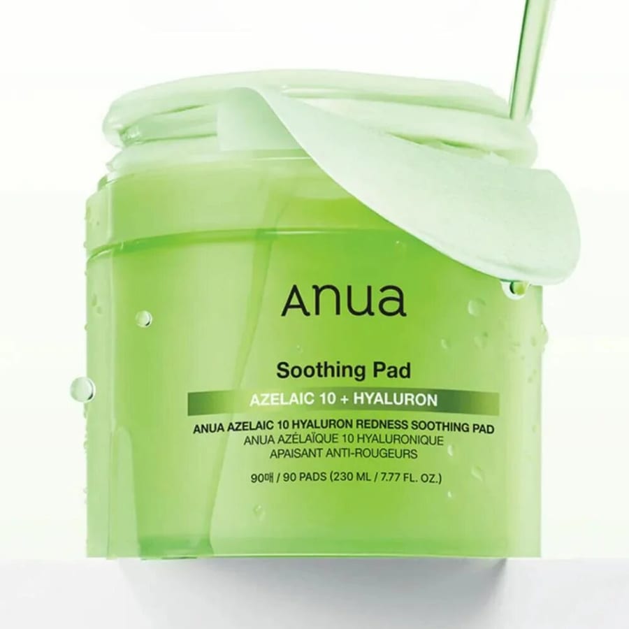 Anua Azelaic 10 Hyaluron Redness Soothing Pad منظفات قطنية مهدئة بتقنية أزيليك 10% وحمض الهيالورونيك