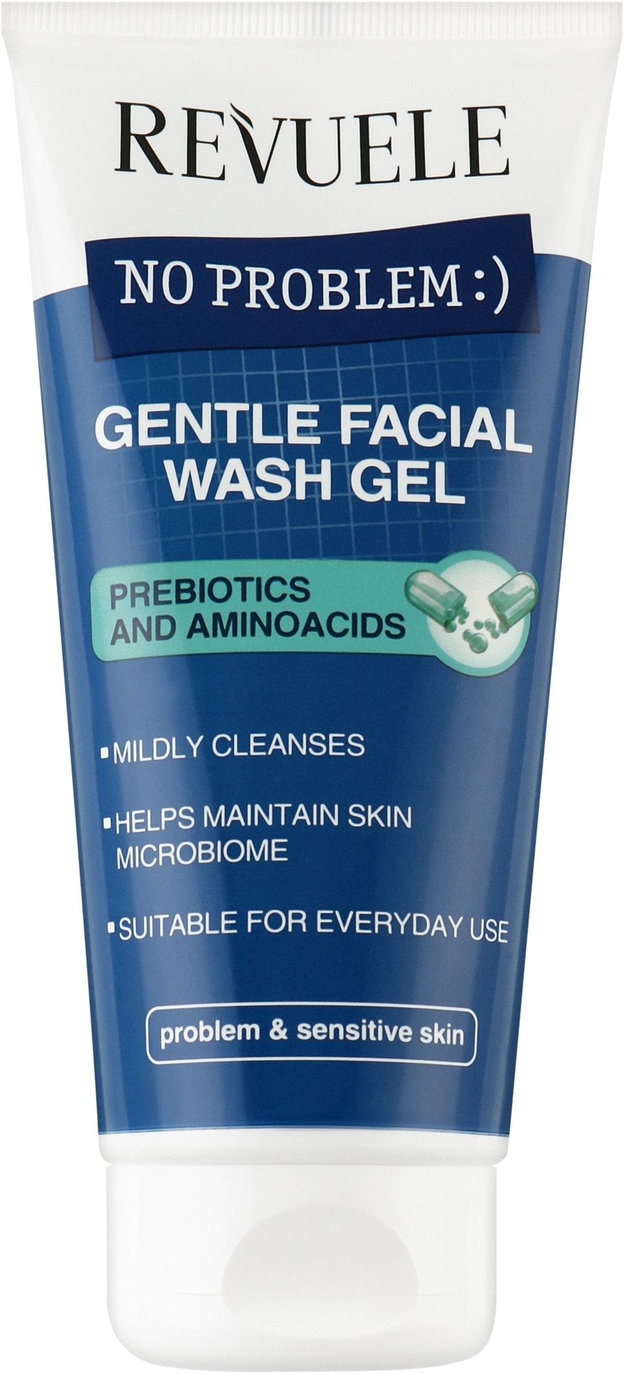 Revuele Gentle Cleansing Gel with Prebiotics and Amino Acids - 200ml | ريفويل غسول لطيف على البشرة بالأحماض الامينية - 200 مل