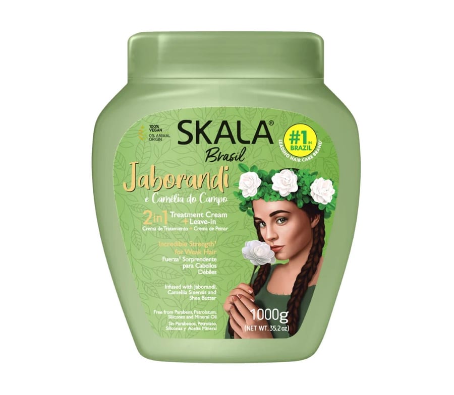 Skala Jaborandi And Camellia Cream - 1000g | سكالا كريم ماسك وبلسم للشعر الدهني - 1000 غرام