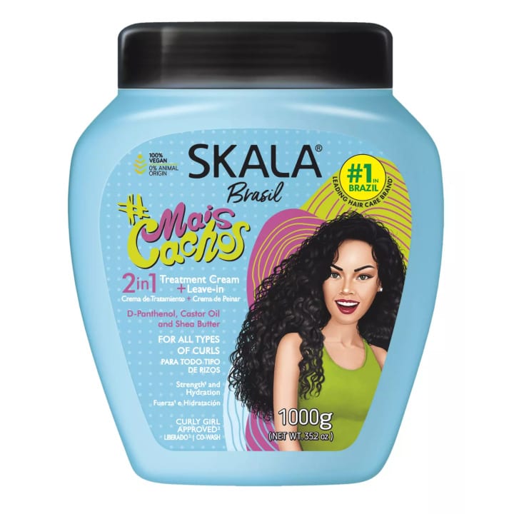 SKALA Mais Cachos for hair type 3ABC - 2 IN 1 Conditioning Treatment Cream سكالا مايس كاتشوس للشعر من النوع 3ABC - 2 في 1 كريم علاج وترطيب وكريم