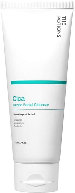 [THE POTIONS] Cica Acne Gentle Facial Cleanser 110ml غسول الوجه المزيل للمعان من ذا بوتشنز 150 مل