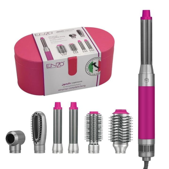 مجموعة تصفيف الشعر الكاملة 6 في 1 انزو 6-in-1 Airwrap Complete Set ENZO