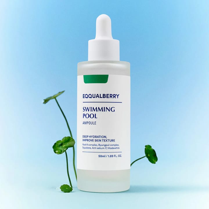 EQQUALBERRY Swimming pool Ampoule - 50ml | ايكوال بيري سيروم مرطب للبشرة - 50 مل