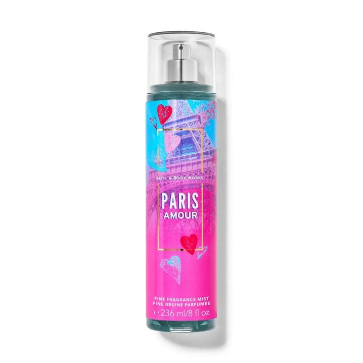 سبلاش معطر جسم نسائي من باث Paris Amour Fine Fragrance Mist