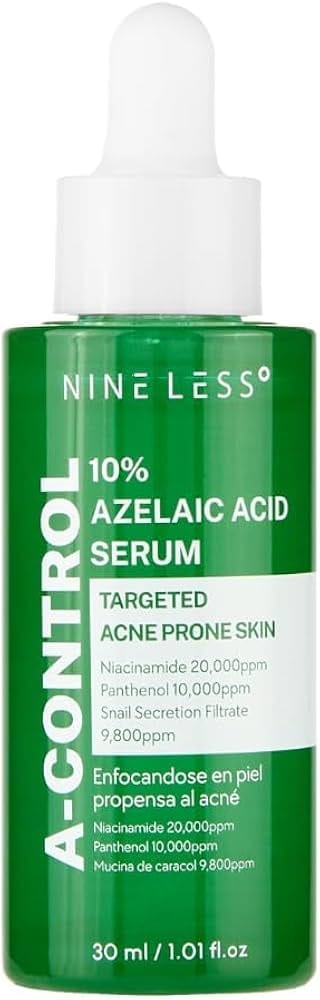 NINE LESS A-Control 10% Azelaic Acid Serum - 30ml | ناين ليس سيروم الأزليك اسيد 10% - 30 مل