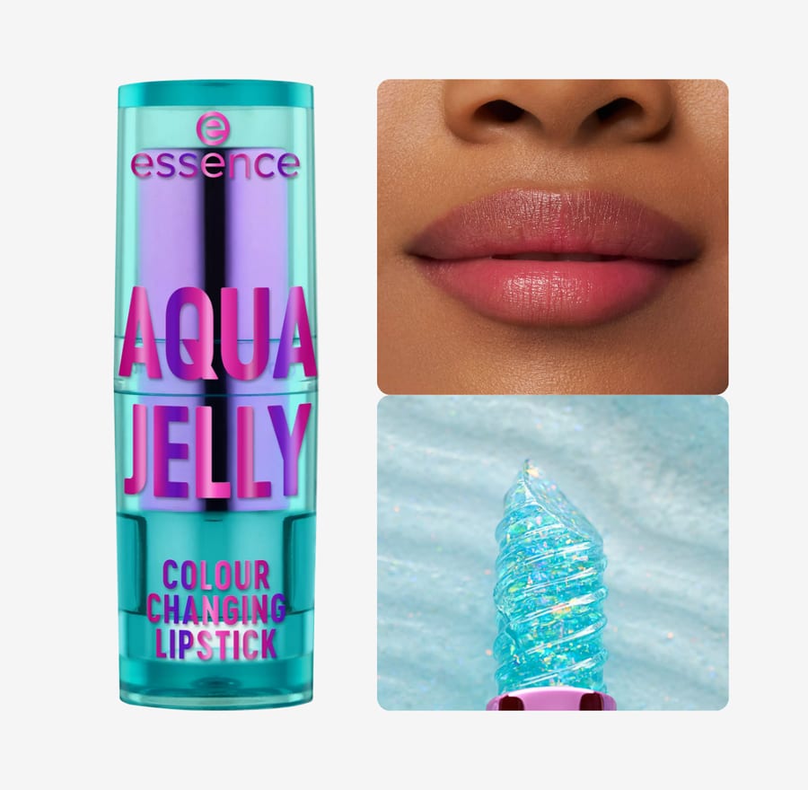Essence Aqua Jelly Colour Changing Lipstick - 2,8 | اسنس أحمر شفاه أكوا جيلي يتغير لونه– 2.8 جم