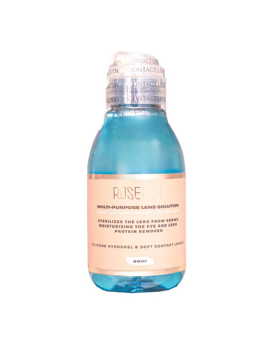 ROSELLA Multi-Purpose Lens Solution - 80ml | روزيلا غسول عدسات متعدد الاستخدامات - 80 مل