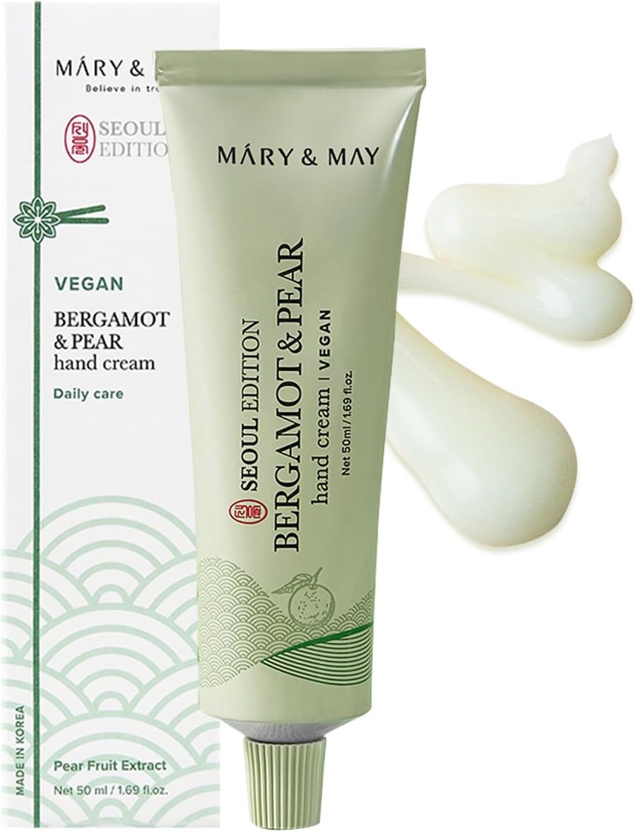 Mary&May SEOUL EDITION Bergamot & Pear Refreshing Hand Cream كريم اليدين المنعش من ماري اند ماي سيول إيديشن بالبرغموت والكمثرى