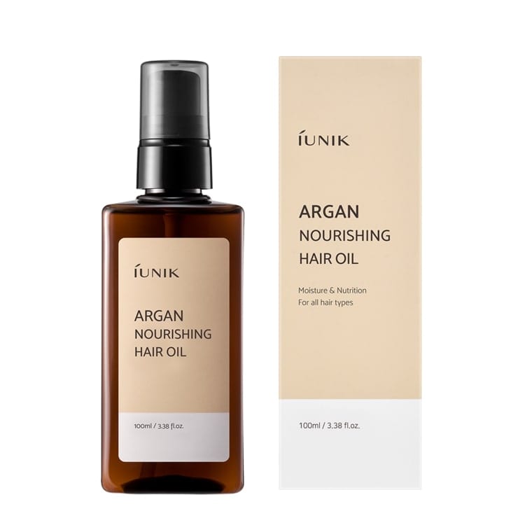 iUNIK Argan Nourishing Hair Oil 100ml زيت ايونيك المغذي للشعر بالأرغان 100 مل
