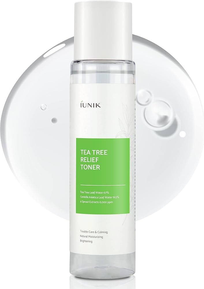 Iunik Tea Tree Relief Toner - 200ml تونر شجرة الشاي من ايونيك - 200 مل
