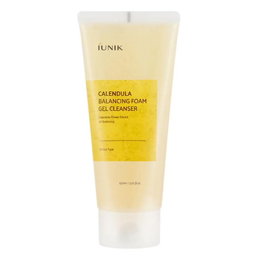 [IUNIK] Calendula Balancing Foam Gel Cleanser 150ml منظف ​​جل رغوي متوازن بخلاصة الكاليندولا من ايونيك، 150 مل