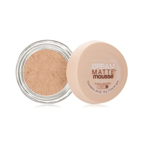 Maybelline Dream Matte Mousse Foundation كريم اساس موس دريم مات من ميبيلين