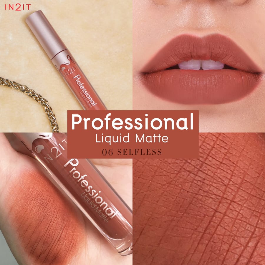 حمرة عالي الثباتيه ان تو ات IN2IT Professional Liquid Matte