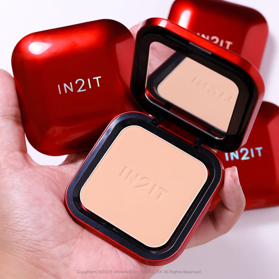 In2It Ultra Smooth Powder Pact SPF35 PA+++ 10g باودر ان تو ات طبي ناعم خفيف بتغطيه عاليه مع واقي شمسspf35