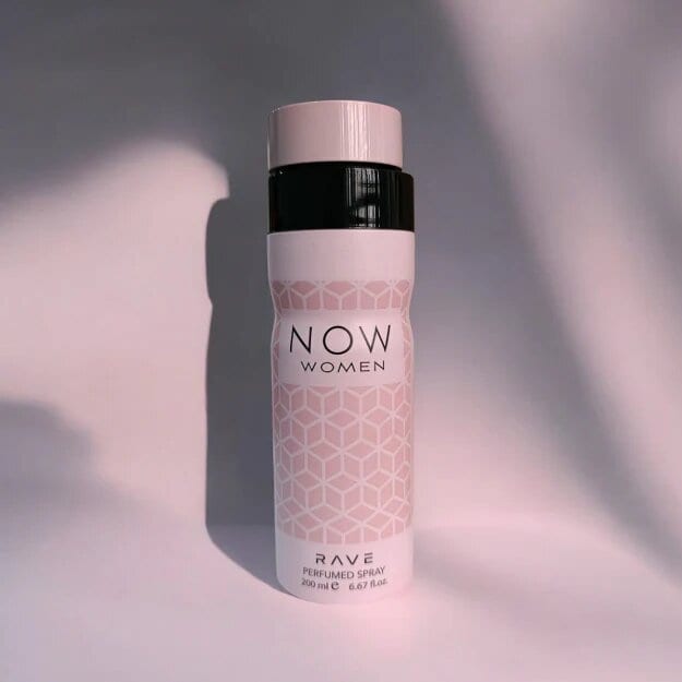 معطر جسم ناو الوردي Desodorante Lattafa Rave Now Women 200Ml