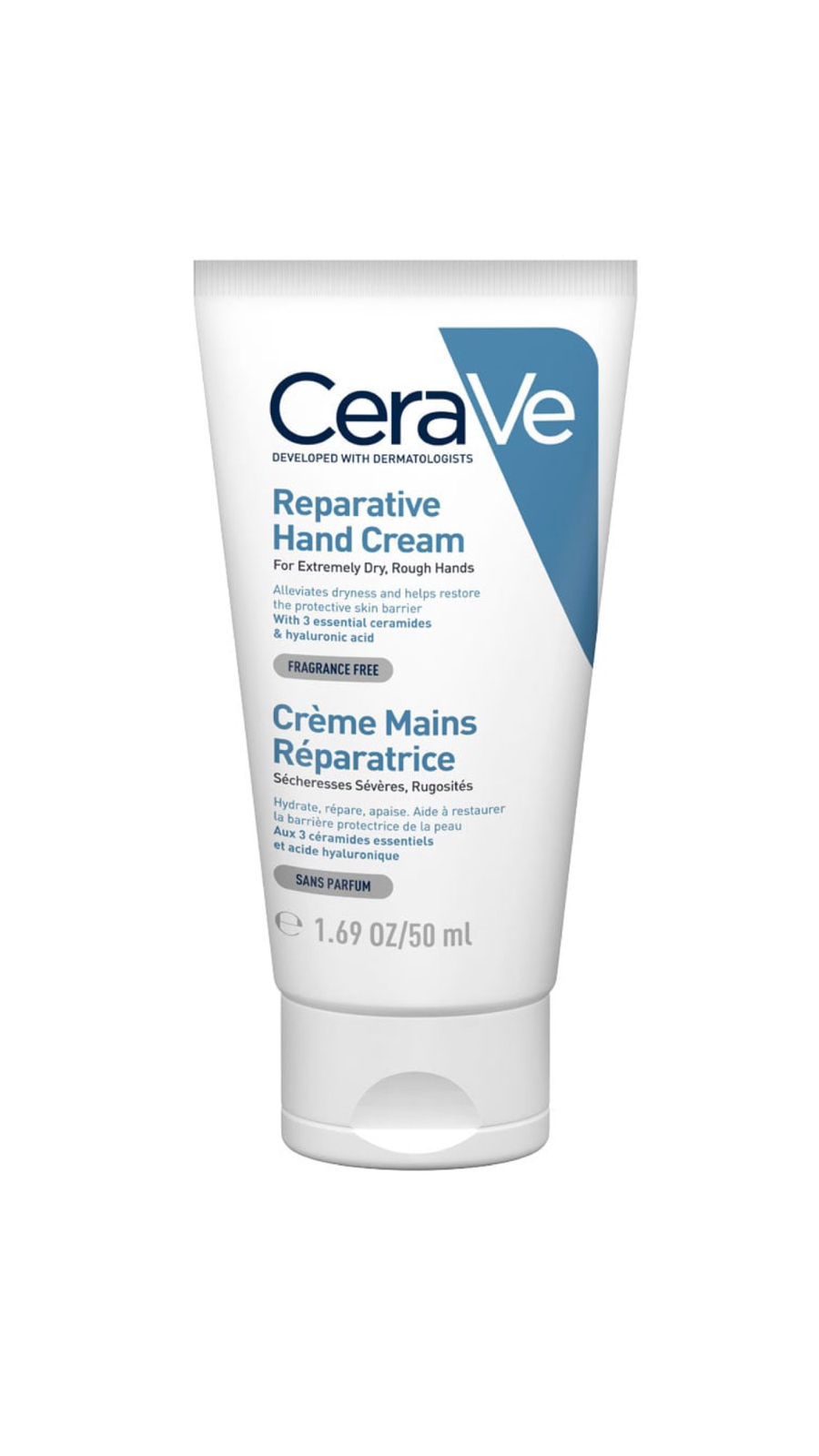 CERAVE Reparative Hand Cream 50ml سيرافي كريم مرمم لليدين الاصدار الفرنسي
