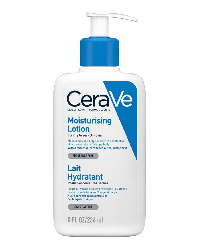 CERAVE Moisturising Lotion Lightweight for dry to very dry skin 236ml سيرافي لوشن للبشرة الجافة الى الجافة جداً الاصدار الفرنسي