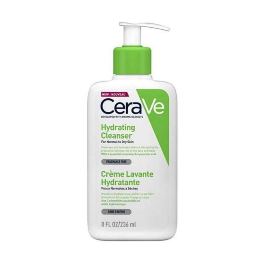 CeraVe Hydrating Cleanser for Normal to Dry Skin 236ml سيرافي غسول مرطب للبشرة العادية والجافة الاصدار الفرنسي