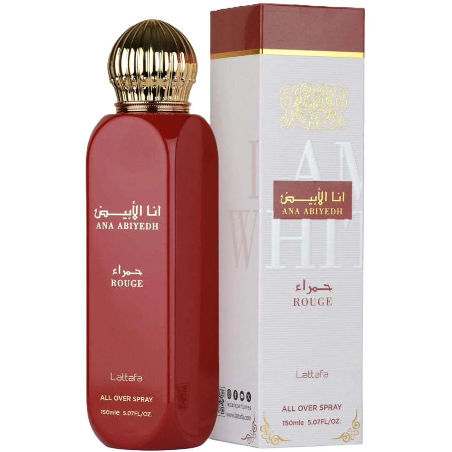 عطر سبلاش انا الابيض روج للشعر والجسم 150مل لطافة