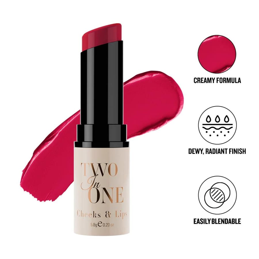 Two In One - Cheeks & Lips by Character Paris كاركتر قلم احمر خدود وشفاه ستك كريمي 2in1