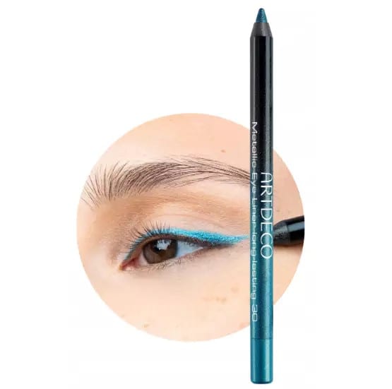 Artdeco Metallic Eye Liner Metaliczna ارتيكو محدد عيون معدني قلم تحديد العيون رقم 30، لون فيروزي