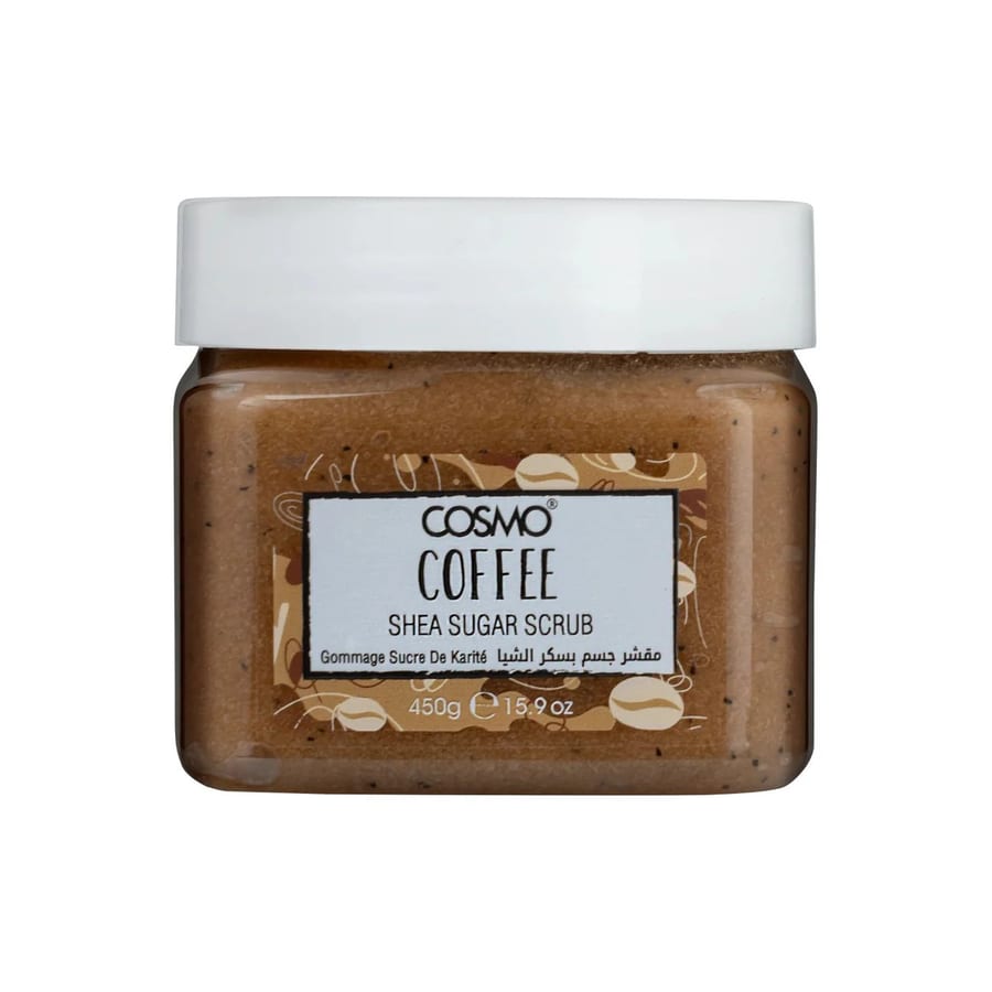 COSMO COFFEE SHEA SUGAR SCRUB 450g مقشر الجسم بسكر الشيا من كوزمو