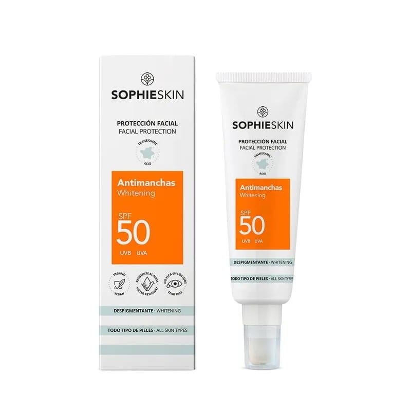 Protector Solar Sophieskin Anti-manchas Spf50 X 50ml واقي الشمس المضاد للبقع من صوفي سكين بعامل حماية 50 × 50 مل