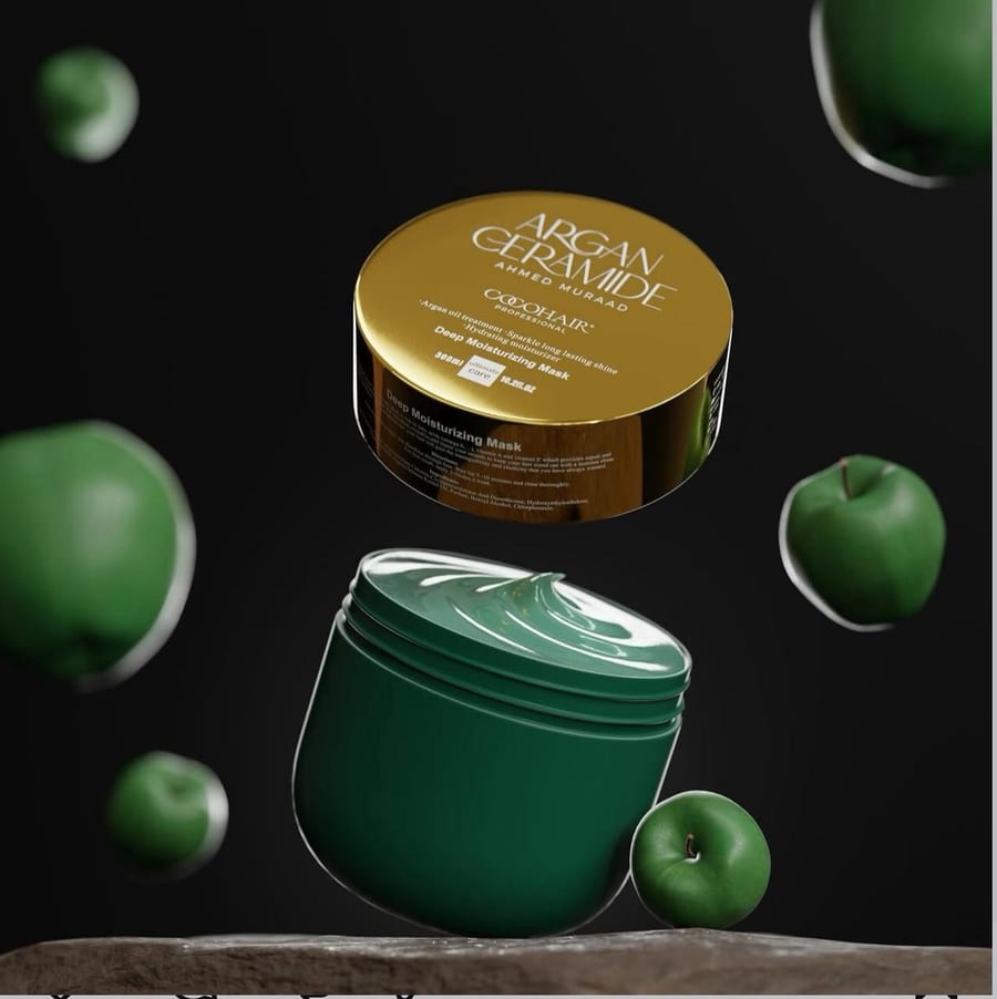 كوكو هير ماسك شعر اركان سيراميد مرطب عميق للشعر coco hair argan ceramide