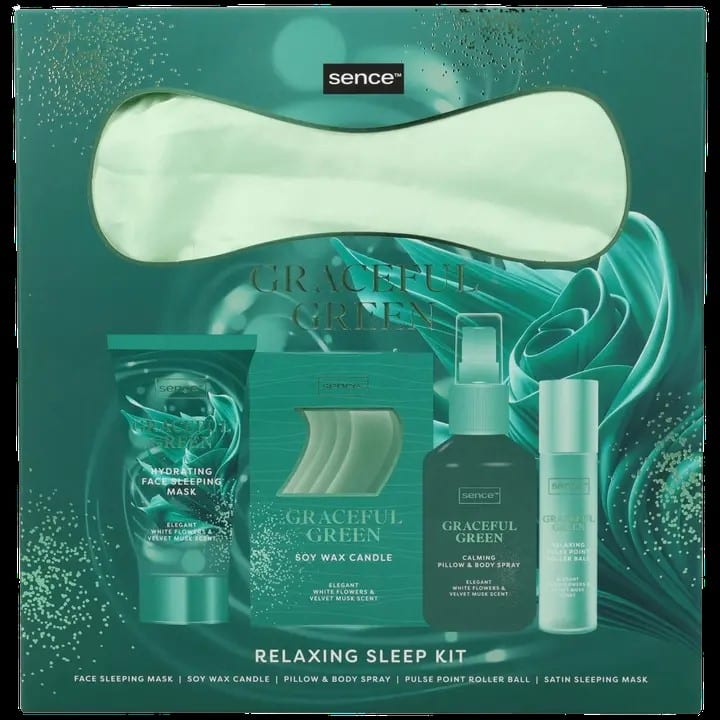 Sence Collection Giftset 5pcs Sleep Night Luxe مجموعة هدايا سينس كوليكشن، 5 قطع، نوم ليلي فاخر