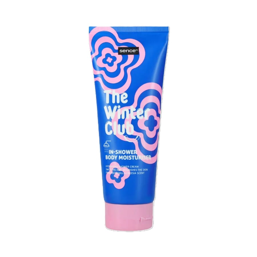 Sence Beauty The Winter Club In Shower Body Moisturiser Vanilla Freesia Scent - 250ml | سينس بيوتي كريم مرطب للجسم اثناء الاستحمام ذا وينتر كلوب برائحة الفانيلا - 250 مل