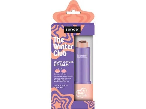 Sence Beauty The Winter Club Plum Bliss Scent Lip Balm - 3g| سينس بيوتي بلسم الشفاه المتغير اللون-3غرام