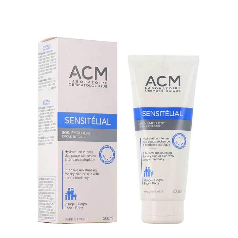 Sensiteliai Emollient Care Intensive Moisturising Cream كريم مرطب للجسم والوجه من اي سي ام للبشرة الجافة