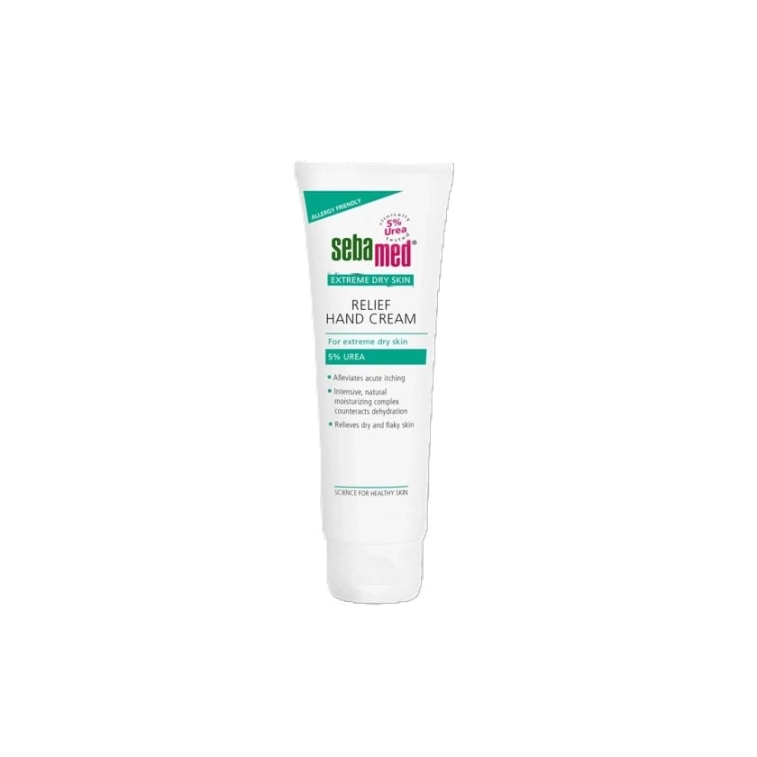 سيباميد كريم مرطب لليدين 5٪ يوريا SEBAMED EXTREME DRY SKIN RELIEF HAND CREAM UREA (75 ml)
