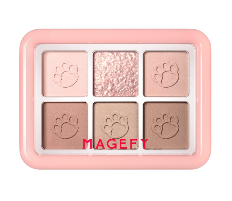 Magefy 6 Colours Eyeshadaw Pallete باليت ظلال العيون ماجيفي بستة ألوان MF-E0