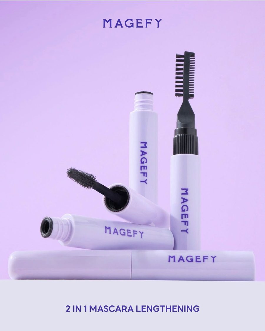 Magefy 2 IN 1 Mascara B111 – Mascara Double Embout Waterproof Volume & Longueur ماجيفي مسكارة للرموش 2في1