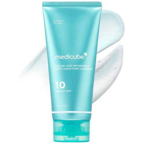 MEDICUBE AZELAIC ACID NIACINAMIDE DEEP CLEAN FOAM CLEANSER 120g مديكيوب غسول رغوي منظف للبشرة