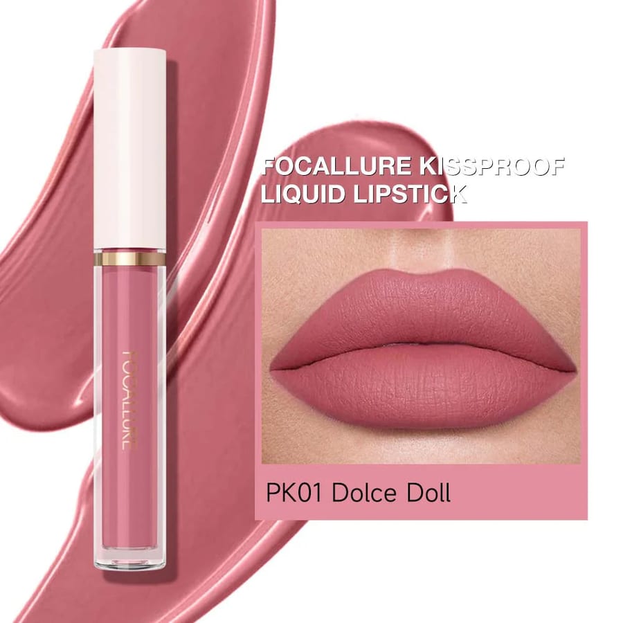 focallure kissproof liquid lipstick set 2401 فوكالور سيت حمر شفاه مات ثلاثي