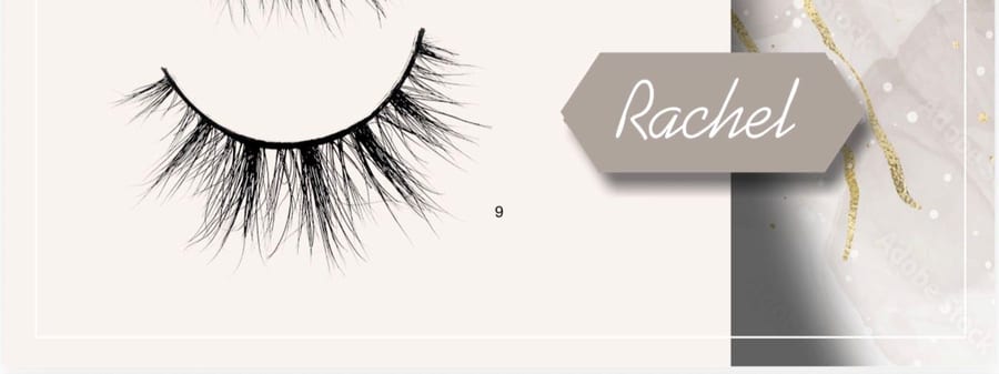 رموش لاصقة برتي لاشز pretty lashes Rachel