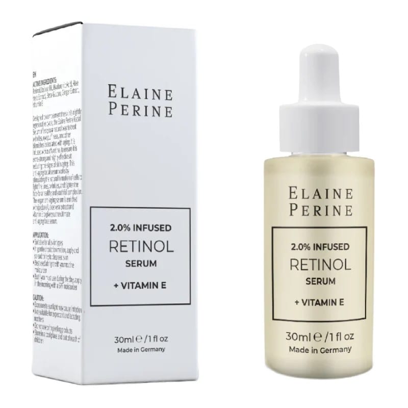 Elaine Perine Ser facial 2.0% Infused Retinol + Vitamin E 30 ml سيروم للوجه بتركيز 2.0% من الريتينول وفيتامين هـ 30 مل ايلين بيرين