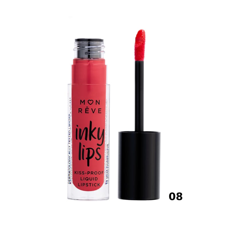 حمرة انكي مون ريف 08 Mon Reve Inky Lips Kiss Proof