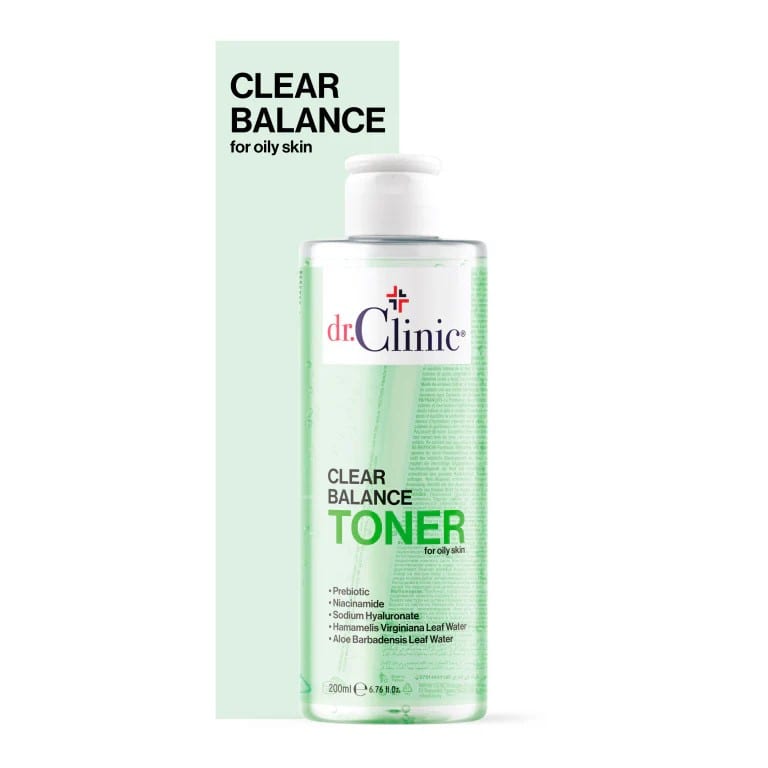 DR.CLINIC CLEAR BALANCE TONER 200ml تونر منظف للبشرة الدهنية من دكتور كلينك