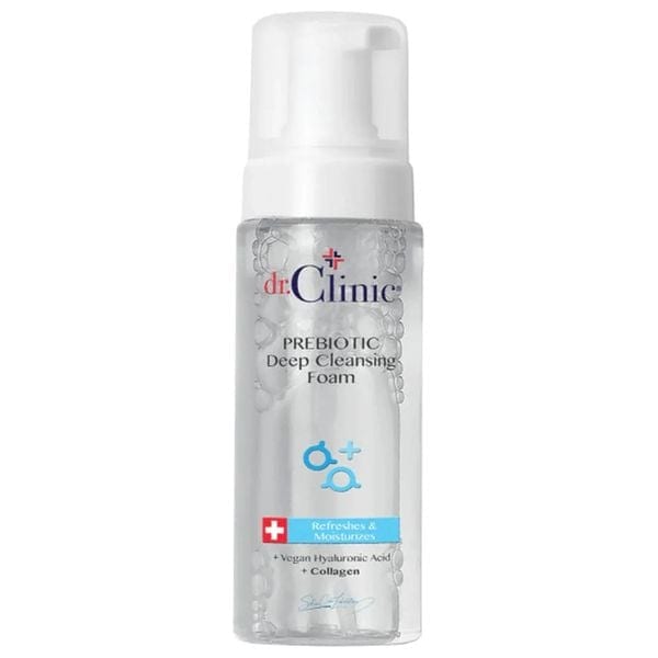 Prebiotic Deep Cleansing Foam 160 ml dr.Clinic غسول رغوي منظف عميق بالبريبايوتيك 160 مل - دكتور كلينيك